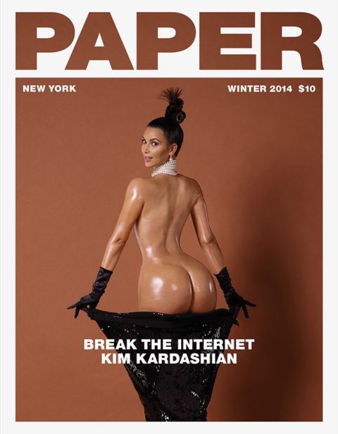 Kim Kardashian Paper Cover