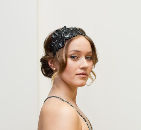 Holiday hair tutorial: Learn how an embellished headband can create a  pretty updo in 60 seconds (seriously!) - FASHION Magazine
