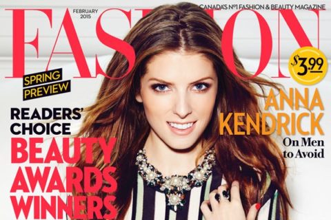 Fashion Magazine February 2015 Anna Kendrick