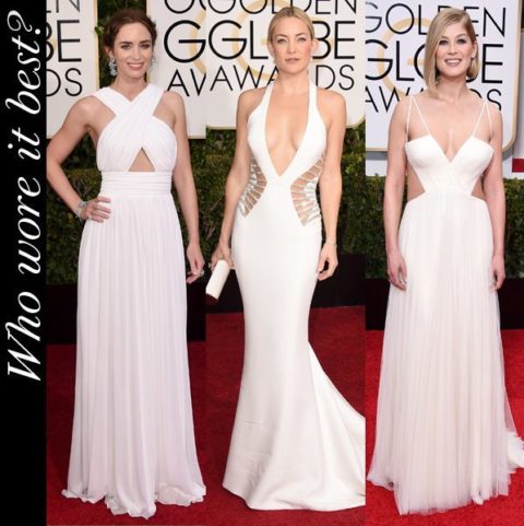 Golden Globes 2015 White Cut Outs