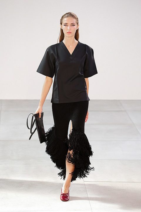 spring fashion 2015 trend feathers fringe celine