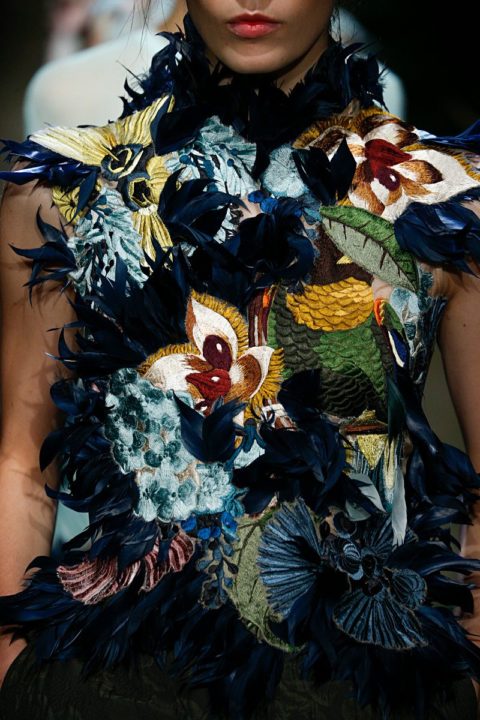spring fashion 2015 trend feathers fringe erdem