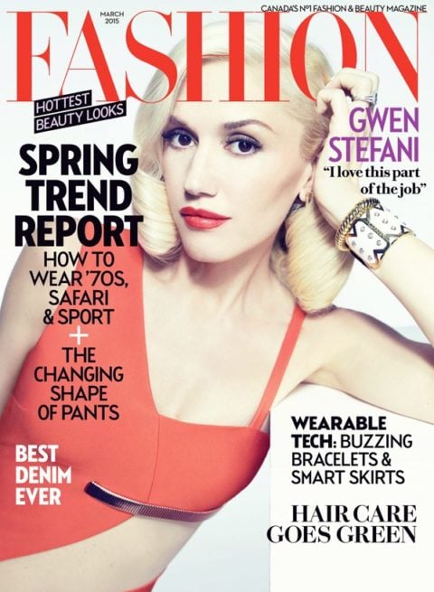 Fashion Magazine March 2015 Gwen Stefani
