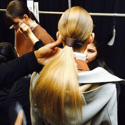 New York Fashion Week beauty - buns and ponytails