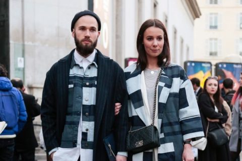 street style paris fashion week twosomes