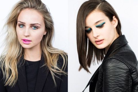 Toronto Fashion Week Fall 2015 Beauty Blue Eyeliner