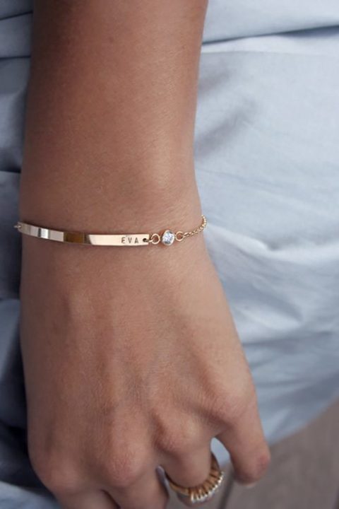 mothers day guide etsy nameplate bracelet