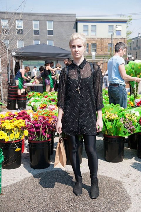 Street Style Toronto Flower Market