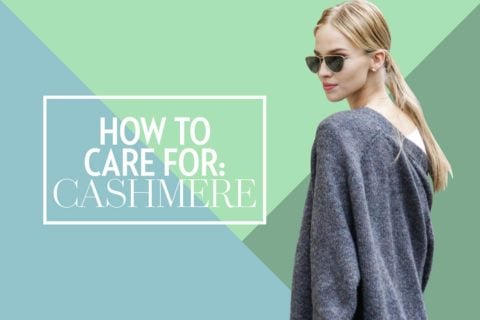 clothing care guide cashmere