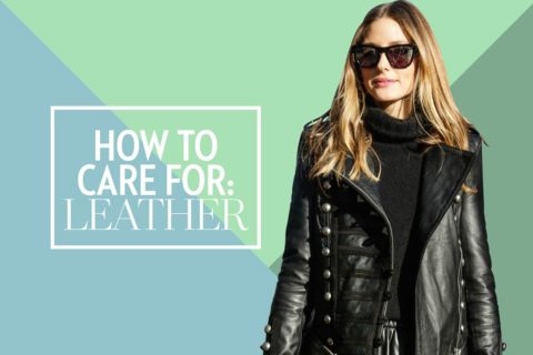 clothing care guide leather