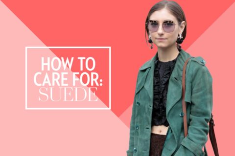 clothing care guide suede