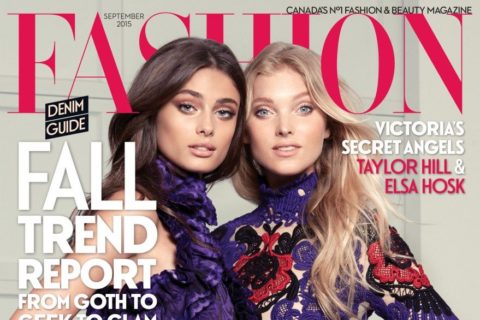 Fashion Magazine September 2015 Victoria Secret Taylor Hill Elsa Hosk