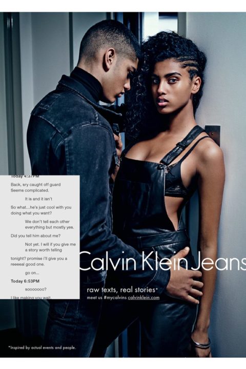 The #mycalvins Fall 2015 campaign tackles threesomes, one-night