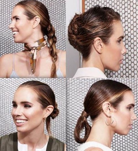 how to style wet hair style