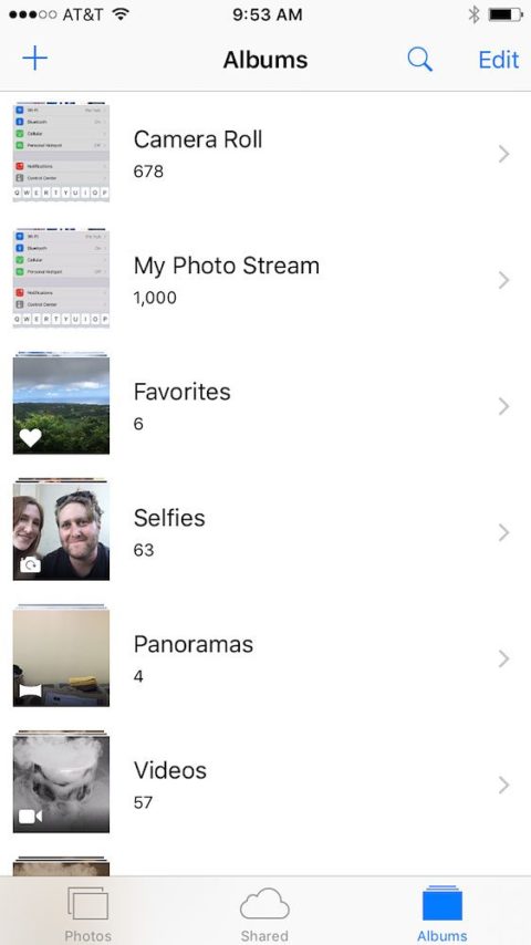 apple ios 9 features selfies folder