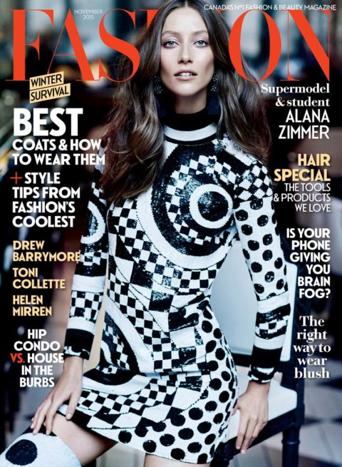 Fashion Magazine November 2015 Alana Zimmer