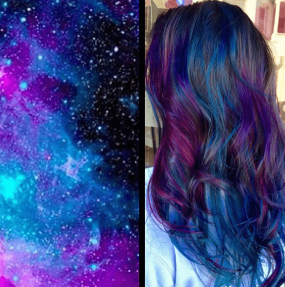 Galaxy hair is the latest Instagram trend that has us double-tapping for  hours on end - FASHION Magazine