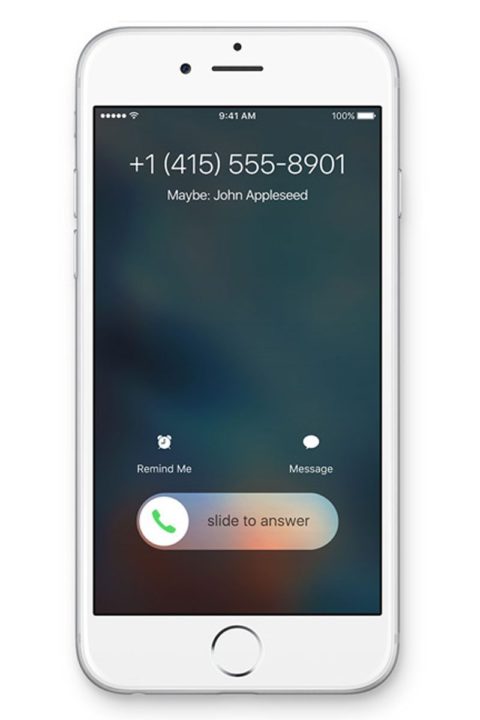 apple ios 9 features caller id
