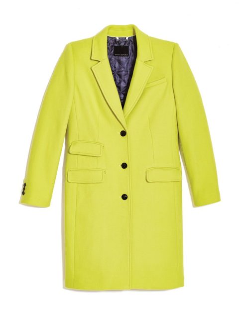 bright coloured outerwear