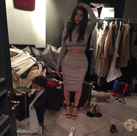 celebrity closets kim kardashian