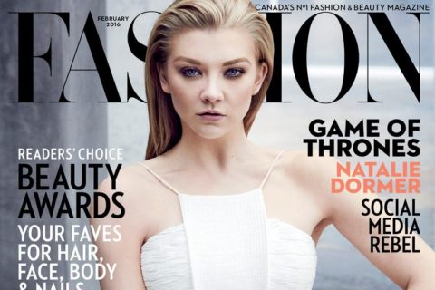 Fashion Magazine February 2016 Cover Natalie Dormer