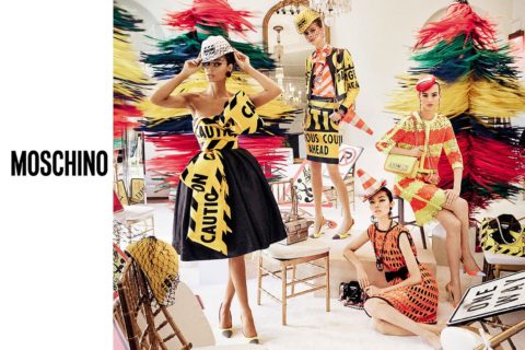 spring 2016 fashion ads moschino