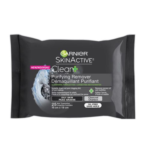 charcoal beauty products garnier towelettes