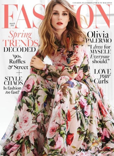 fashion magazine march 2016 cover olivia palermo