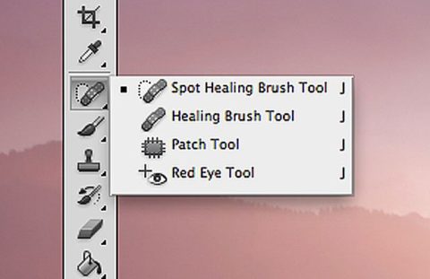 how to photoshop healing brush
