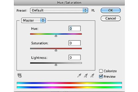 how to photoshop hue saturation