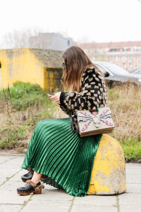 Milan, Italy - September, 23, 2022: Woman Wearing Dionysus Mini Leather Bag  from Gucci, Street Style Outfit. Editorial Stock Photo - Image of wear,  luxury: 261473833
