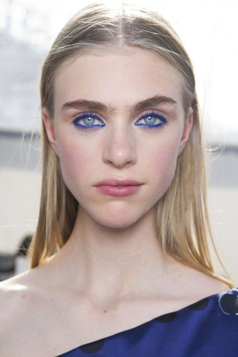 spring beauty 2016 trends blue makeup jonathan saunders