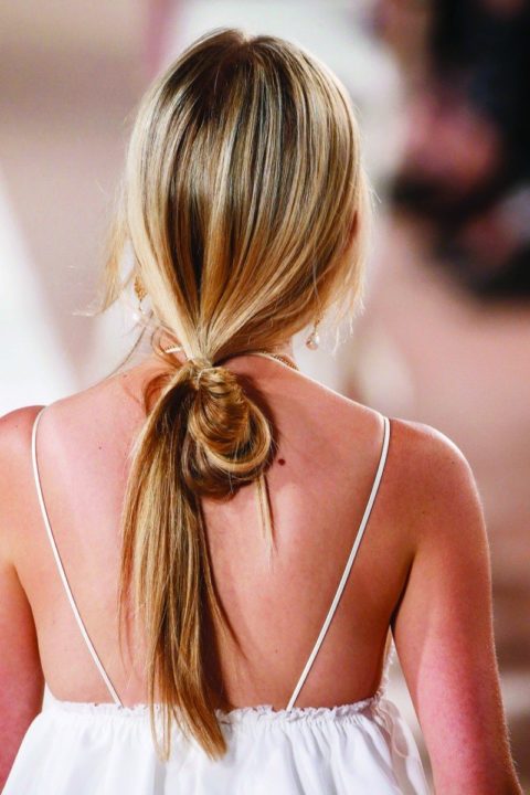 spring beauty 2016 trends ponytails and braids balenciaga