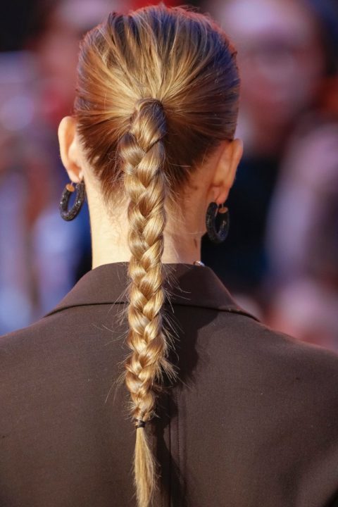 spring beauty 2016 trends ponytails and braids celine