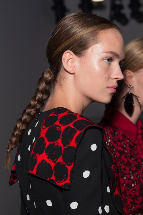 spring beauty 2016 trends ponytails and braids proenza schouler