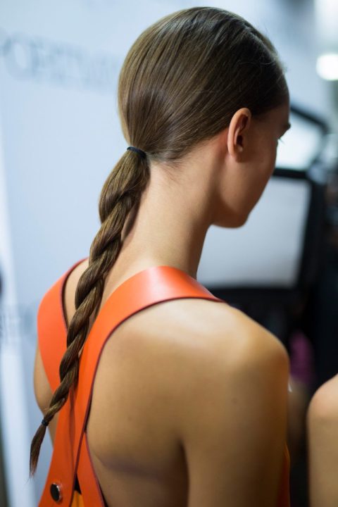 spring beauty 2016 trends ponytails and braids sportmax