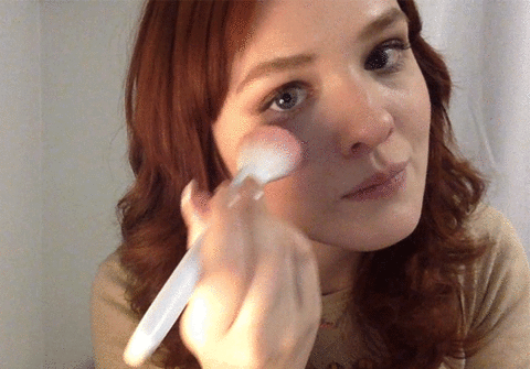 valentines day blush makeup tutorial look1step3