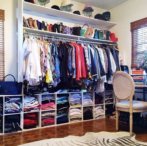 how to organize your closet like a blogger songfostyle
