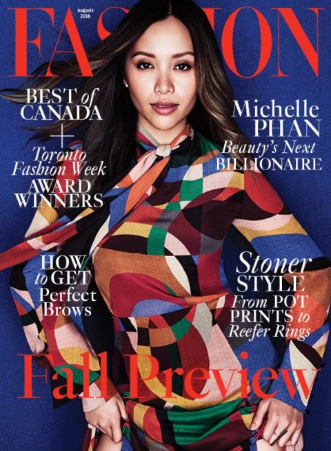 fashion magazine august 2016 cover michelle phan
