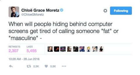 celebritiy twitter trolls chloe grace moretz