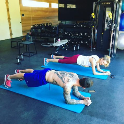 celebrity-couples-who-work-out-together-adam-levine-behati-prinsloo