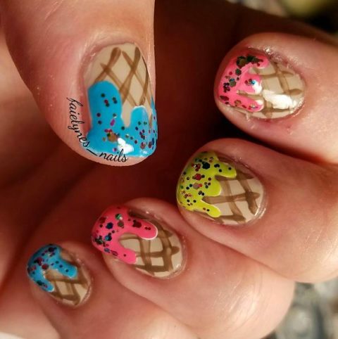ice cream nails