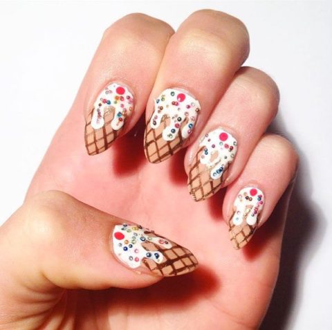 ice cream nails