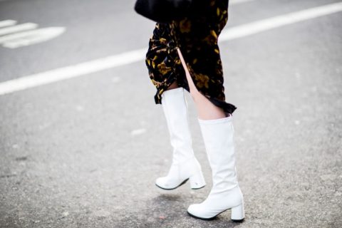 street style trend White Boots