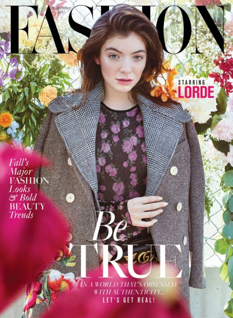 Fashion Magazine September 2017 cover Lorde