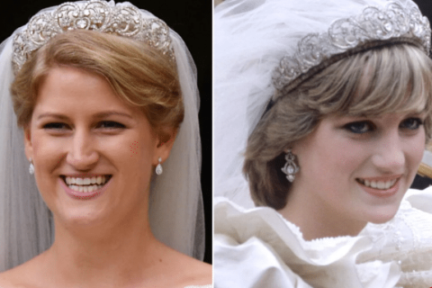Twenty Years Onward, Princess Diana's Niece Just Resurrected Her Iconic Wedding Tiara Look - FASHION Magazine