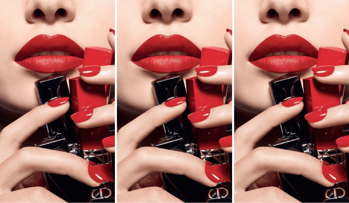christian dior red lipstick
