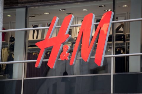 h&m leather