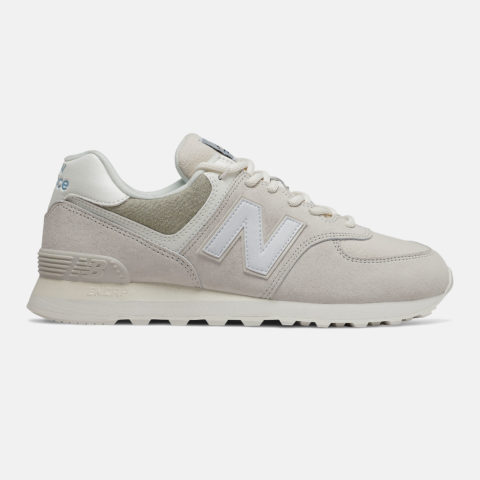 New Balance white sneakers