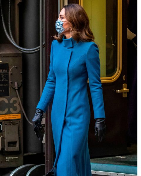 Kate Middleton royal train tour coats